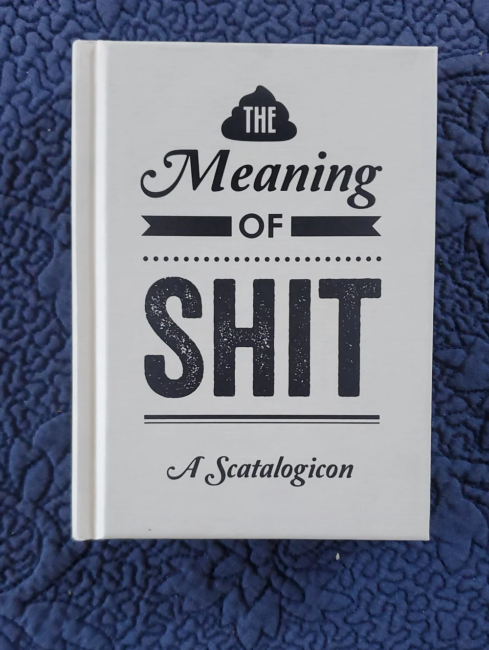 The Meaning of Shit Hardcover Book - White Cover